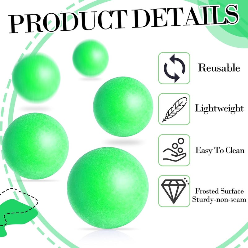 SEEVOR 28 Pcs Balls Table Tennis Balls 40mm Color Plastic Balls Bulk Washable Small Game Balls for Party Decoration Handcrafted Art Carnival Pool Games - Image 3